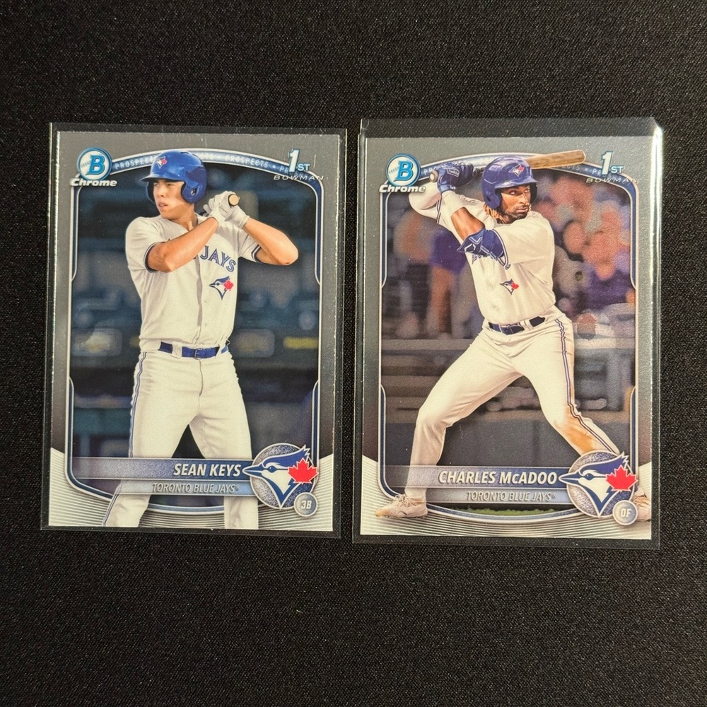 2025 Bowman - Chrome 1st Prospects - Toronto Blue Jays - Lot of 2